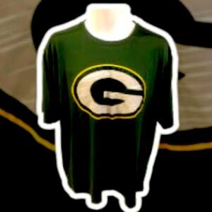 Green Bay Packers Men's XL X-Large Moisture Dri-wick performance Logo shirt NWT